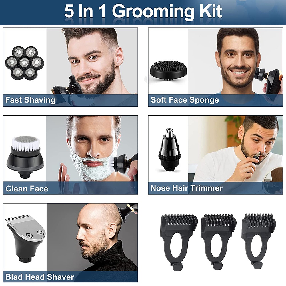 Men'S Grooming Razor Kit - Электробритва A66Z 7D для мужчин, 5-в-1