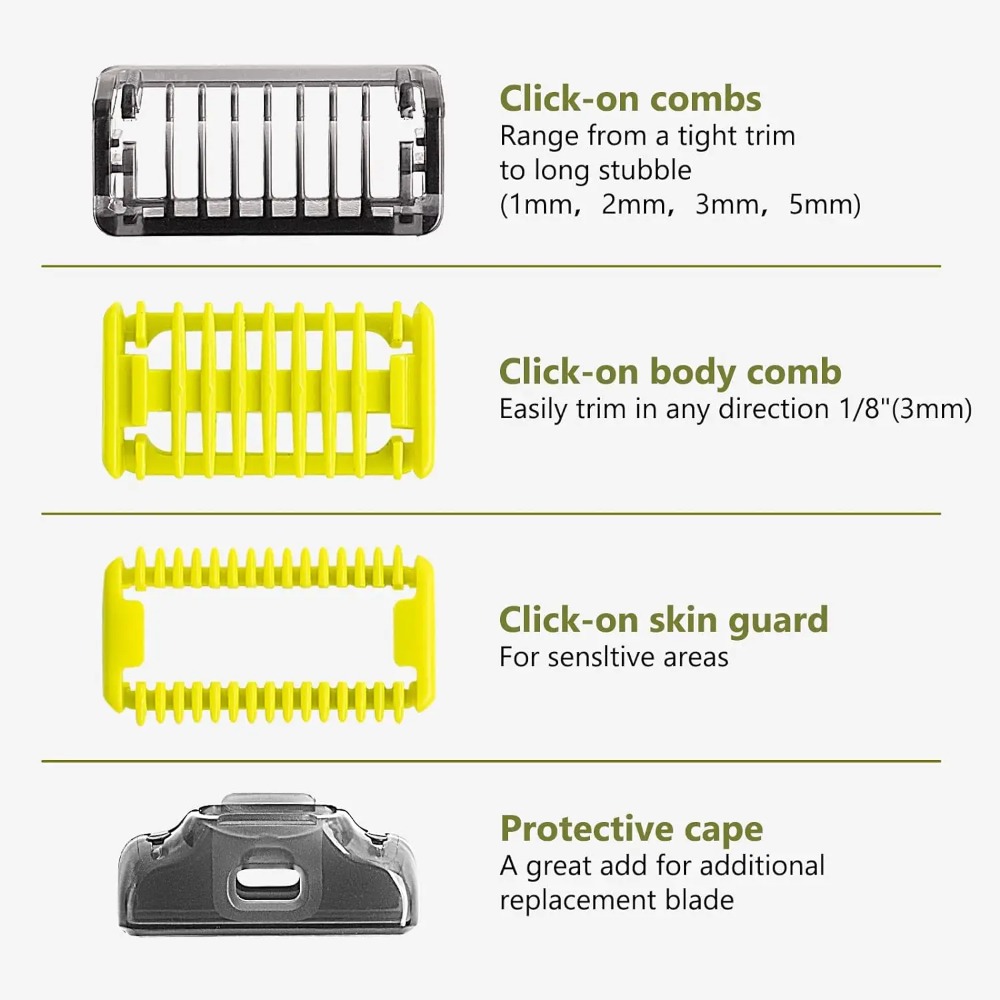 Новые 4 насадки-гребня для эле – обзор и цена Men'S Grooming Shaver