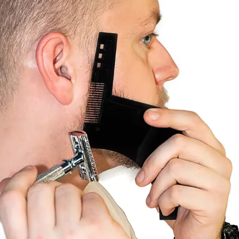 1 шт. Мужской шаблон-гребень д – обзор и цена Men'S Grooming Product