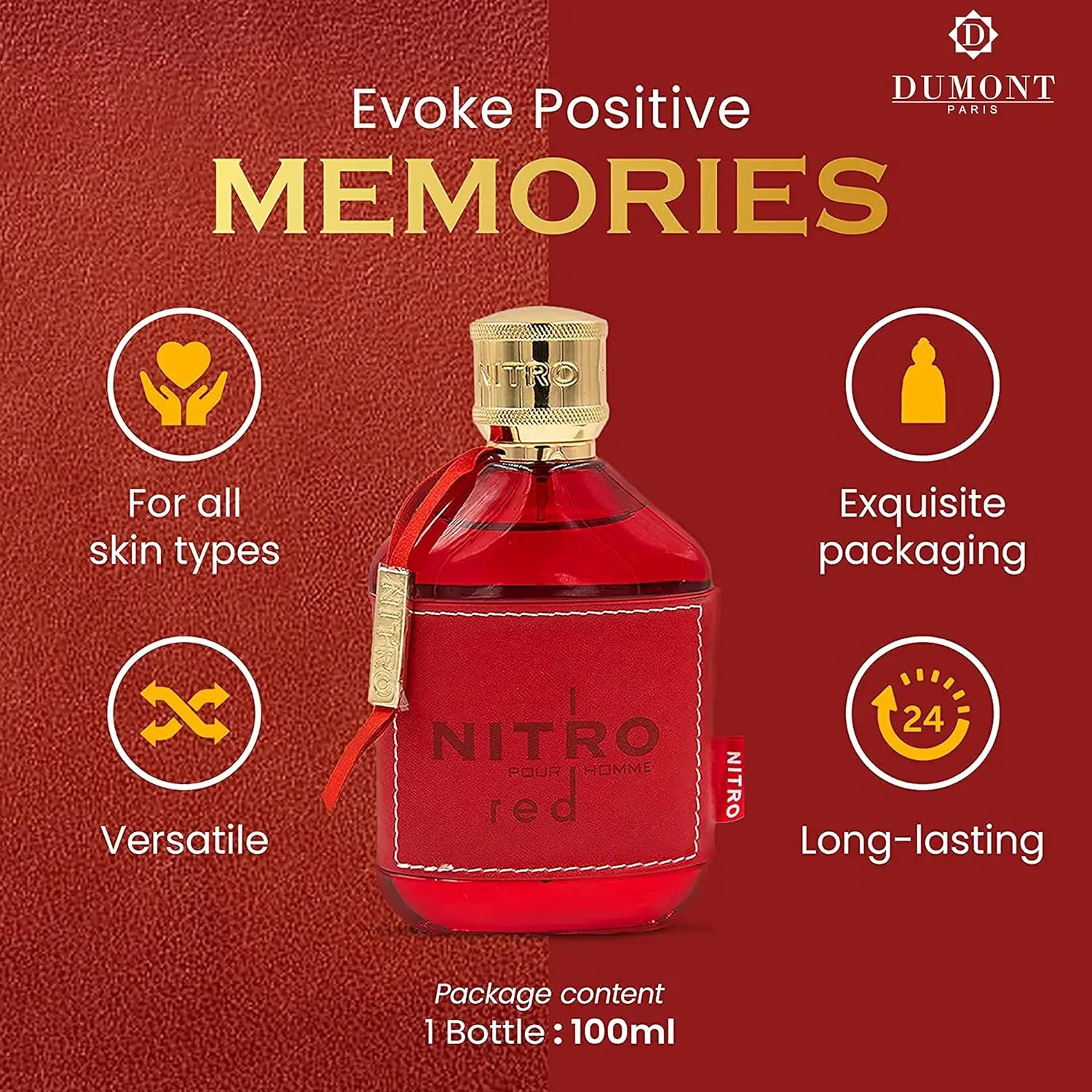 Dumont Nitro Red Intense 100 м – обзор и цена Men'S Grooming Deodorant