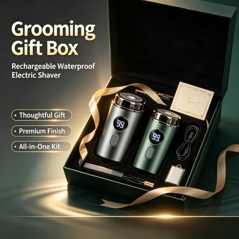 USB-заряжаемая водонепроницаем – обзор и цена Mens Grooming Box
